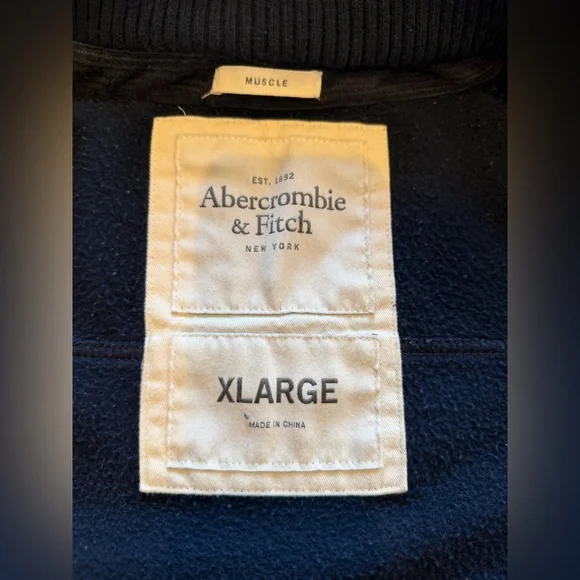 Abercrombie & Fitch Navy Jacket - Picture 3 of 8